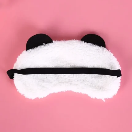 Health Care Tools Cute Face White Panda Eye Mask Eyeshade Shading Sleep Cotton Goggles Eye Mask Sleep Mask Eye Cover 3 Styles - Image 4