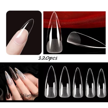 120pcs/bag Matte Press On Nail Tips Soft Full Cover False Nails Oval Almond Sculpted Fake Nail - Image 24