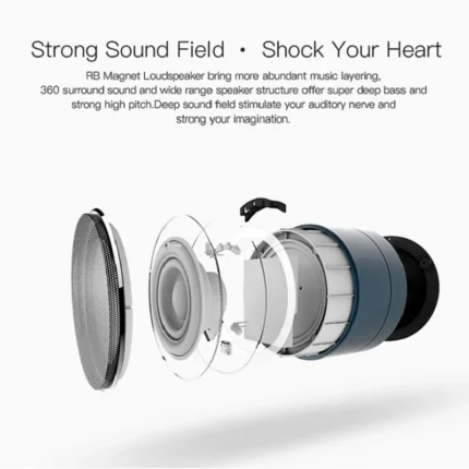 A10 Wireless Bluetooth speakers Outdoor Subwoofer Mini Portable Speaker Music Aluminum Alloy TF Card Radio Sound voice box - Image 5