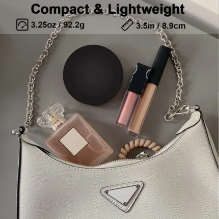 Mini Portable Folding Travel Mirror LED Light Makeup Mirror Compact Mirror 10X Magnification 2-sided Beauty Makeup Round Mirror - Image 6