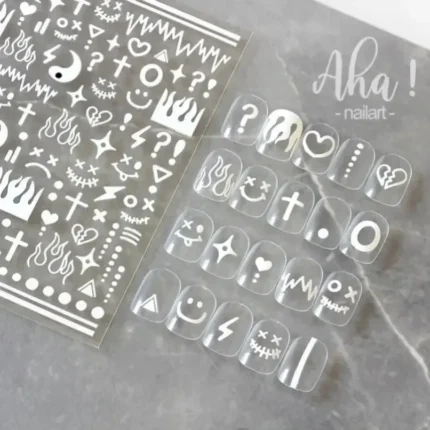 3D Small Bow Ribbon Bowknot Y2K Nail Sticker MIni Kawaii Japanese Adhesive Decals Nail Art Manicure Decorations DIY - Image 38