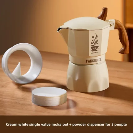 Single Valve Mocha Pot Home Small Espresso Portable Coffee Machine Hand-made Pot Coffee Set - Image 8