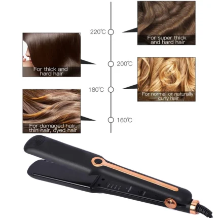 New 2024 Ceramic Heating Element For Hair Straighteners Oxidized Plate Wide Plate Curler And Hair Straightener Flat Iron - Image 4