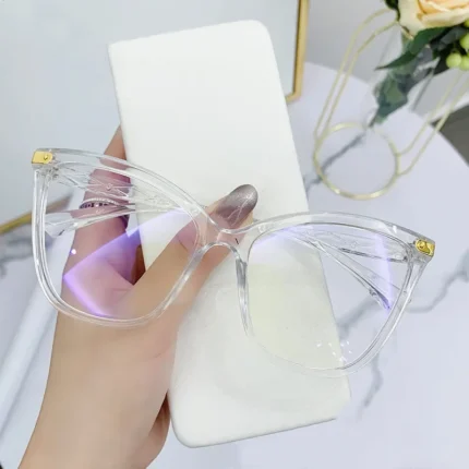 Anti-Blue Light Eyeglasses Cat Eye Glasses Frame Women Optical Computer Eyewear Radiation Protection Spectacle Lunette Homme - Image 9