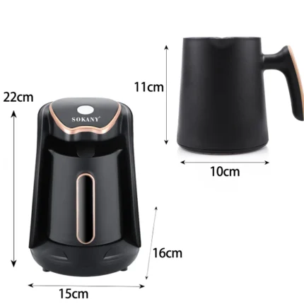 250ml Electric Coffe Pot For Single Cup Coffee Maker Instant Coffee Pot Tea Pot 600W Coffe Maker PP Healthy Materials - Image 4