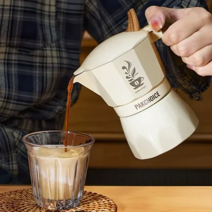 Single Valve Mocha Pot Home Small Espresso Portable Coffee Machine Hand-made Pot Coffee Set - Image 3
