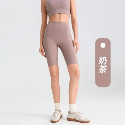 Women Sports Short Yoga Legging Shorts Squat Proof High Waist Fitness Tight Shorts Quick Drying Cycling Workout Gym Shorts 2025 - Image 17
