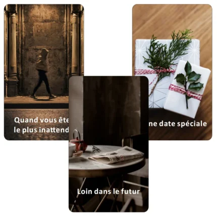 French Tarot Cards, Time Oracle Cards, Divine Timing Oracle Deck, Answers to All Your Timing Related Questions, 12x7cm, 54-Cards - Image 6