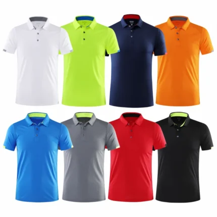 Casual Sports Quick-drying Lapel Short-sleeved POLO Shirt Cycling Suit Fitness Suit For Men - Image 4