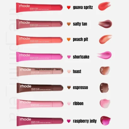 RHODE Makeup Cheek Blush Cream Blusher Stick Lip Gloss Phone Case For iPhone New Toast SALTY TAN Raspberry Espresso Lipstick INS - Image 5