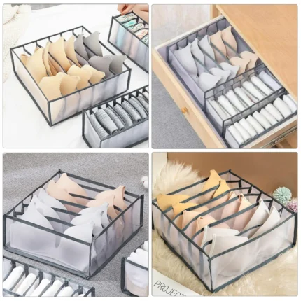 Wardrobe Clothes Organizer, Underwear storage Box For Bra  Baby Clothes Organizer,Underwear Drawer Organizer for Bedroom - Image 6