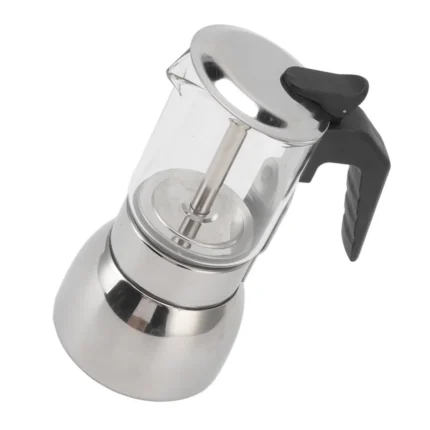 200/300ML Stainless Steel Moka Pot Caffe Machine Glass Espresso Coffee Makers Latte Percolator Stove Top Moka Coffee Maker - Image 4