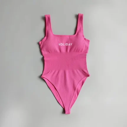 Women's Training Shaping Body Onesie Triangle Moisture-wicking Sports Bottom Shirt