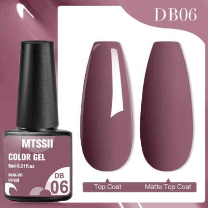 Mtssii 7ml Translucent Jelly Rubber Base Gel White Nude Pink Clear Semi Permanent Nail Gel Polish UV Gel Nail Art Manicure - Image 40