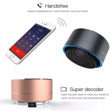 A10 Wireless Bluetooth speakers Outdoor Subwoofer Mini Portable Speaker Music Aluminum Alloy TF Card Radio Sound voice box - Image 4