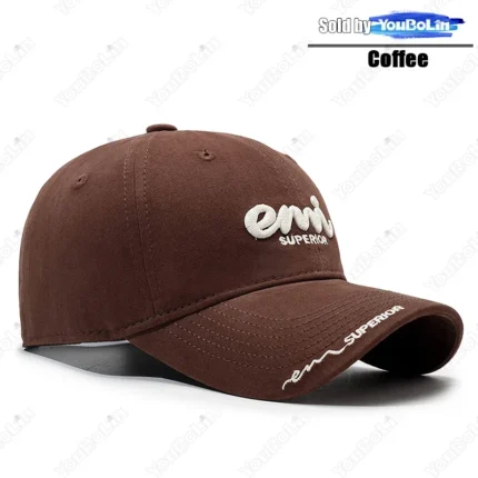 Premium Cotton Baseball Hat with 3D Letter Embroidery - Adjustable, Soft Lining, Oversize Head Design - Image 13