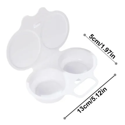 Food Grades Plastic Microwave Cooking Eggs Steamer Convenient Kitchen Cooking Mold Egg Poacher Fried Egg Tool - Image 6