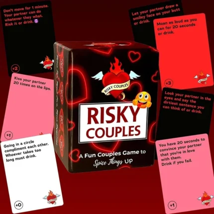 Risky Couples Super Fun Couples Card Game For Date Night 150 Spicy Dares Questions For Your Partner Romantic Anniversary Gift - Image 5