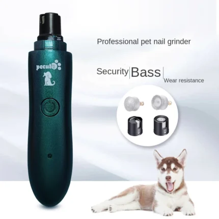 Electric Pet Nail Polisher for Small Dogs Cats Large Dogs Teddy Toys Short Gold Fur - Store Use Nail Claws Trimmer Machine - Image 3