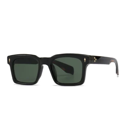 NONOR Fashion Square Rivets Gradient Sunglasses Men Shades UV400 Vintage Dark Green Trending Women Sun Glasses - Image 10