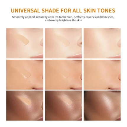 SPF40 Tinted Moisturizing VC Sunscreen Skin Protection Refreshing Makeup Sunscreen Cream UV Anti-aging Resistance Sunscreen - Image 5