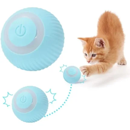 Power Ball Cat Toy, Interactive Cat Smart Ball Toy, Automatic Power Rolling Ball, Indoor Smart Pet Toy Ball with USB Charging - Image 4