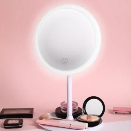 Makeup mirror with white light led daylight detachable vanity mirror/storage base 3 modes mirror with light gift usb cable - Image 5