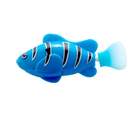 Cat Toy LED Inductive Interactive Swimming Robot Fish Toys Glowing Electric Fishs Stimulate Kitten Hunting Instinct Pet Products - Image 12