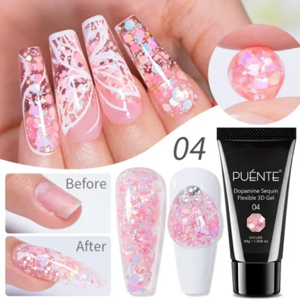 5ml Golden Silvery Metallic Painting Liner Gel Polish Chrome Mirror Effect Semi-Permanent Varnish For Stunning French Nail Art - Image 62