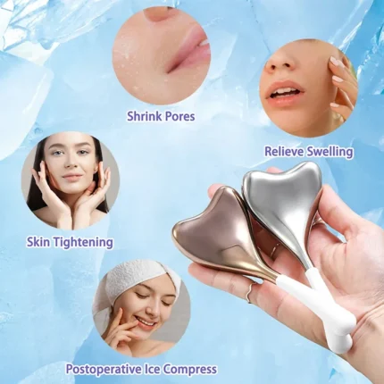 Cooling Spa Ice Globes Roller Stainless Steel Gua Sha Cryo Sticks Face and Eyes Massager Facial Skin Care Tools Gifts for Women - Image 4