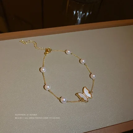 Geometric Smooth Rhinestone Chain Five Leaf Grass Flower Adjustable Bracelets for Women Fashion Jewelry Minimalist Accessories - Image 25