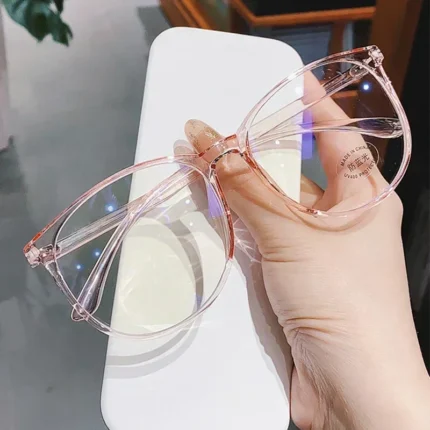 Óculos Transparent Computer Glasses Frame Women Men Anti Blue Light Round Eyewear Blocking Glasses Optical Spectacle Eyeglass - Image 3