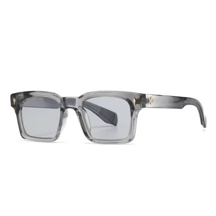 NONOR Fashion Square Rivets Gradient Sunglasses Men Shades UV400 Vintage Dark Green Trending Women Sun Glasses - Image 11