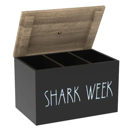 Fashionable Tampon Holder Wood Feminine Product Organizer Girl Stuff Box with Compartments Solid Tampon Holder for Women - Image 8