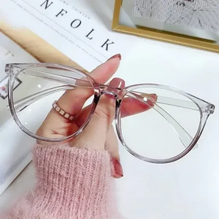 Óculos Transparent Computer Glasses Frame Women Men Anti Blue Light Round Eyewear Blocking Glasses Optical Spectacle Eyeglass - Image 7