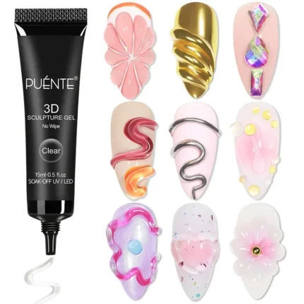 5ml Golden Silvery Metallic Painting Liner Gel Polish Chrome Mirror Effect Semi-Permanent Varnish For Stunning French Nail Art - Image 37