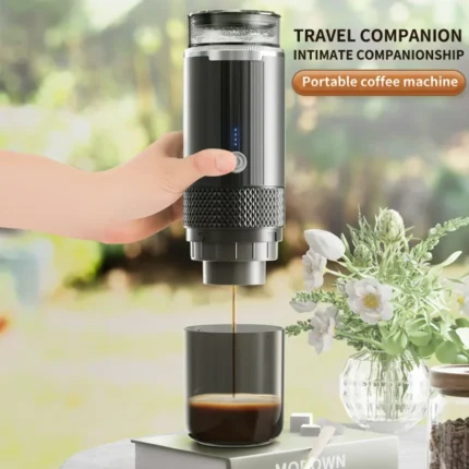 Coffee Maker Electric Capsule Grinding Coffee Brewer Portable Coffee Maker Suitable for Ground Coffee and Coffee Capsules - Image 5