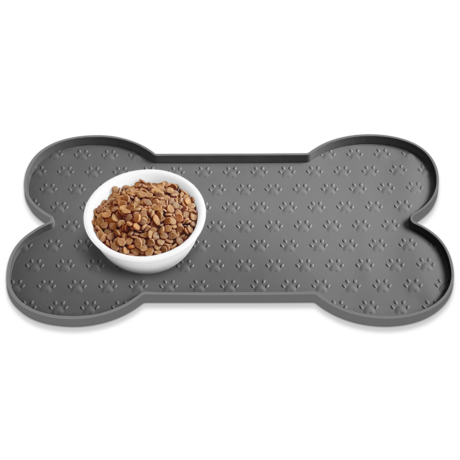 Sc55d98a7920948b6acb16a01518a522fM.webp Pet Feeding Mat Silicone Dog Food Mat Anti-Slip And Waterproof Dog Bowl Mat,Thickened Dog And Cat Mat For Food And Water - Image 1