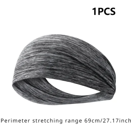 1Pc Ultra-Thin Sports Sweatband Breathable Sweat Absorbent Headband Elastic Sweat Hair Band Soft Outdoor Sport Yoga Headband - Image 4