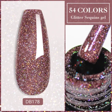 Mtssii 5ML Metallic Liner Painting Gel Chrome Gold Silver Mirror Nail Polish Super Bright Drawing Line French Nail Art Varnish - Image 35