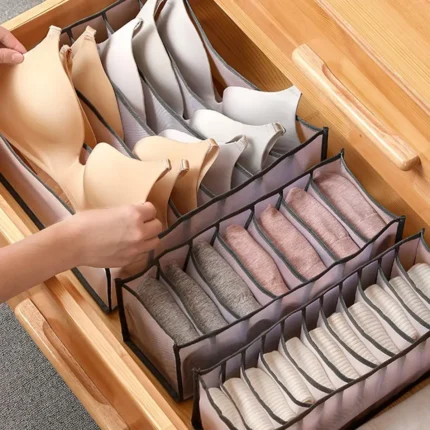 Wardrobe Clothes Organizer, Underwear storage Box For Bra  Baby Clothes Organizer,Underwear Drawer Organizer for Bedroom - Image 8