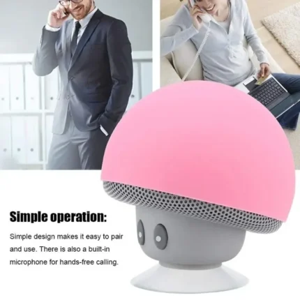 2024 Mini Bluetooth Mushroom Speaker Waterproof Can Be Used as a Mobile Phone Holder Suitable for Family Parties and Parties - Image 3
