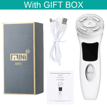 MINI HiFu 4.0 Rechargeable Ultrasound Thermal LED EMS Microcurrent Pulse Facail Lifting Skin Care Face Massage Beauty Device - Image 8