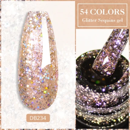 Mtssii 5ML Metallic Liner Painting Gel Chrome Gold Silver Mirror Nail Polish Super Bright Drawing Line French Nail Art Varnish - Image 12