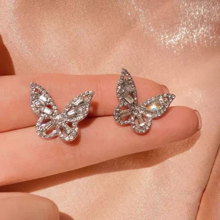 2023 New Fashion Unique Design Elegant Exquisite Light Luxury Zircon C Earrings Women Jewelry Party High-grade Gift Wholesale - Image 38