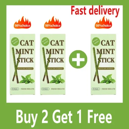 Natural Matatabi Cat Stick Mint Caught Bite Excited Rods Silvervine For Cat Teeth Cleaning Treating Pet Supply Cat Toys - Image 8