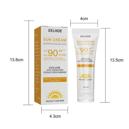 Sunscreen SPF 90 Sunblock Skin Protective Cream Oil-control Bleaching Face Moisturizer Sun Cream for Face Body Skincare - Image 6