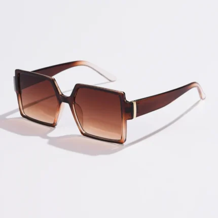 1/2pcs Vintage Large Frame Square Sunglasses Women Retro Brand Big Frame Female Sun Glasses Black Fashion Gradient Eyeglasses - Image 8