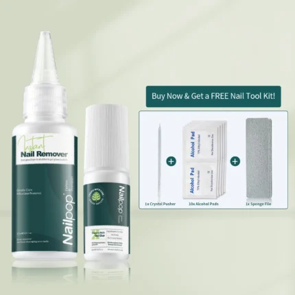 Nailpop Press On Nail Glue Super Strong Long Lasting Fast Drying No UV Lamp Needed Hypoallergenic Gentle Adhesive for Fake Nails - Image 7