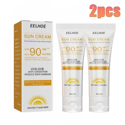 Sunscreen SPF 90 Sunblock Skin Protective Cream Oil-control Bleaching Face Moisturizer Sun Cream for Face Body Skincare - Image 8